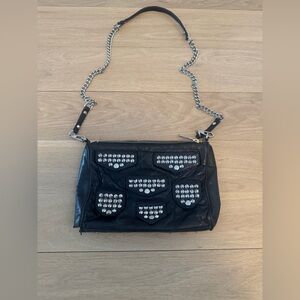 Rebecca Minkoff Black Studded Crossbody Bag